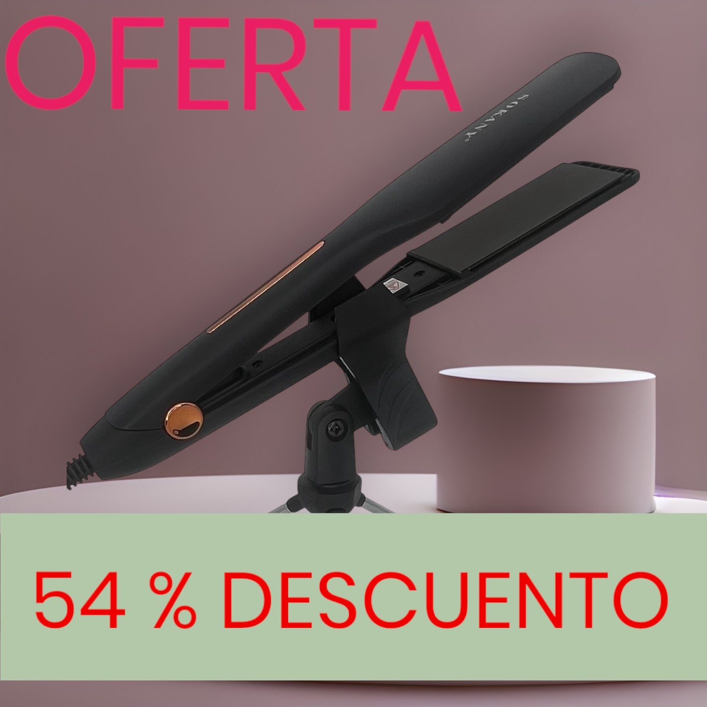 Plancha de pelo SOKANY, alisado , plancha alisado , pelo liso , para un cabello liso, suave y brillante